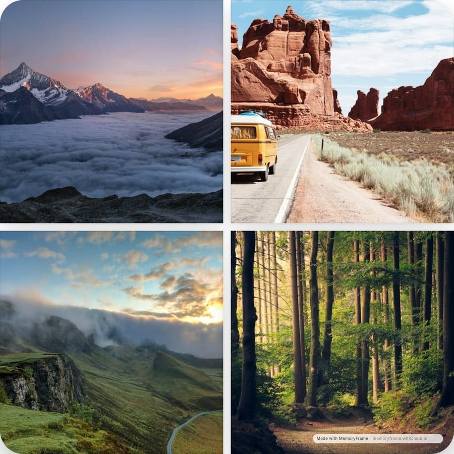 Example photo grid maker made with the Minimal Gallery layout